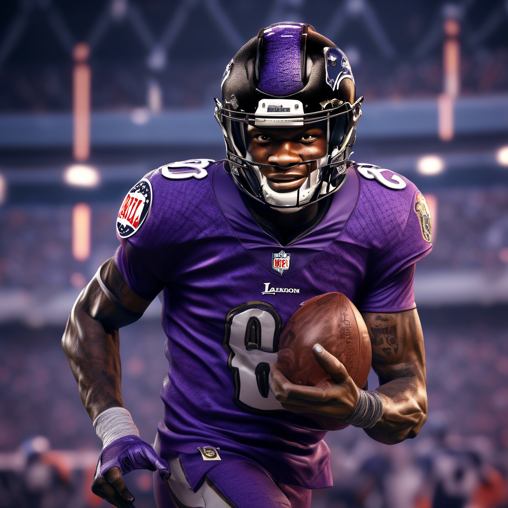 nfl player lamar jackson winning the superbowl championship