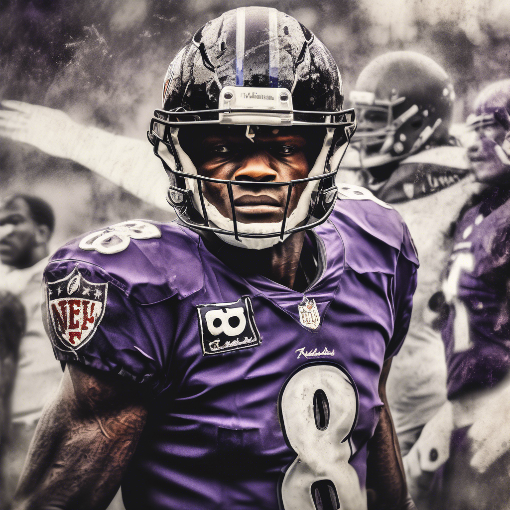 nfl player lamar jackson jersey #8 winning the superbowl championship