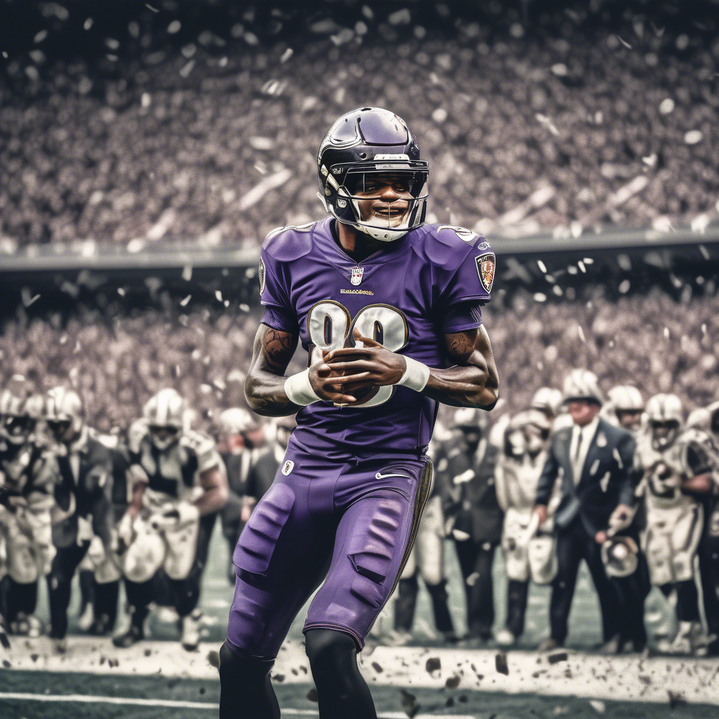 nfl player lamar jackson winning the superbowl championship