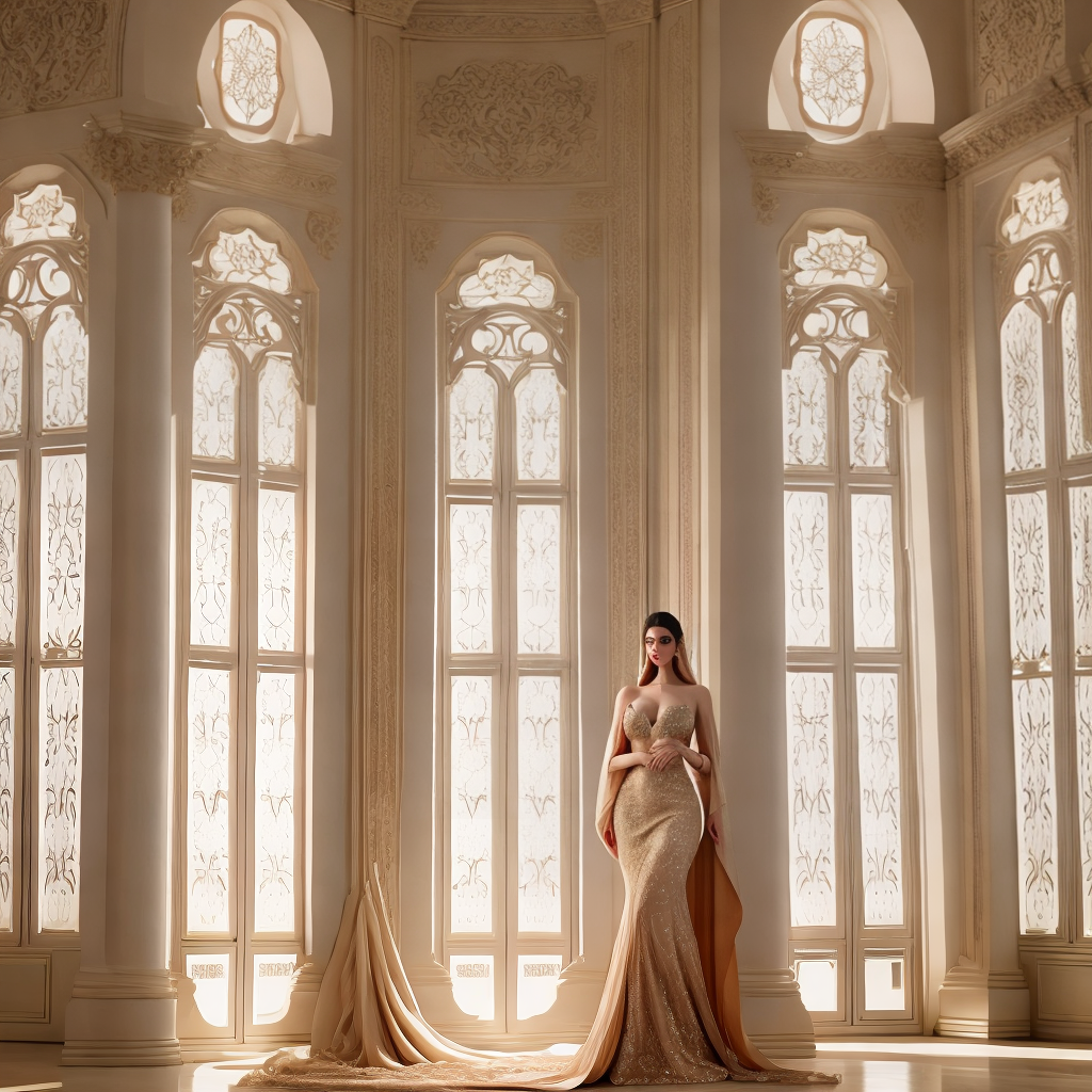 a billion dollar mansion in dubai, elegant, modern, beauty