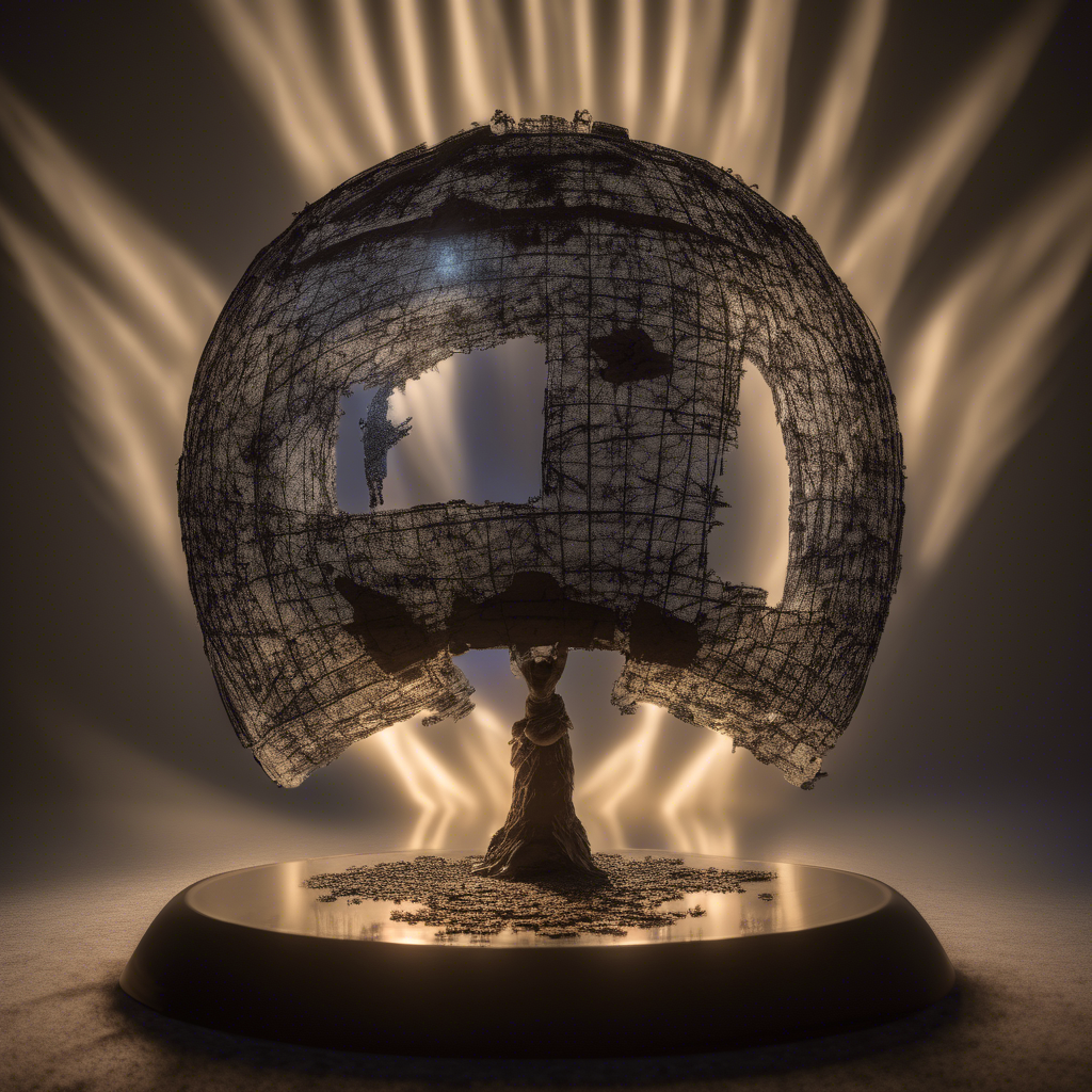 world peace, Sony Alpha α7, ISO1900, volumetric lighting,
