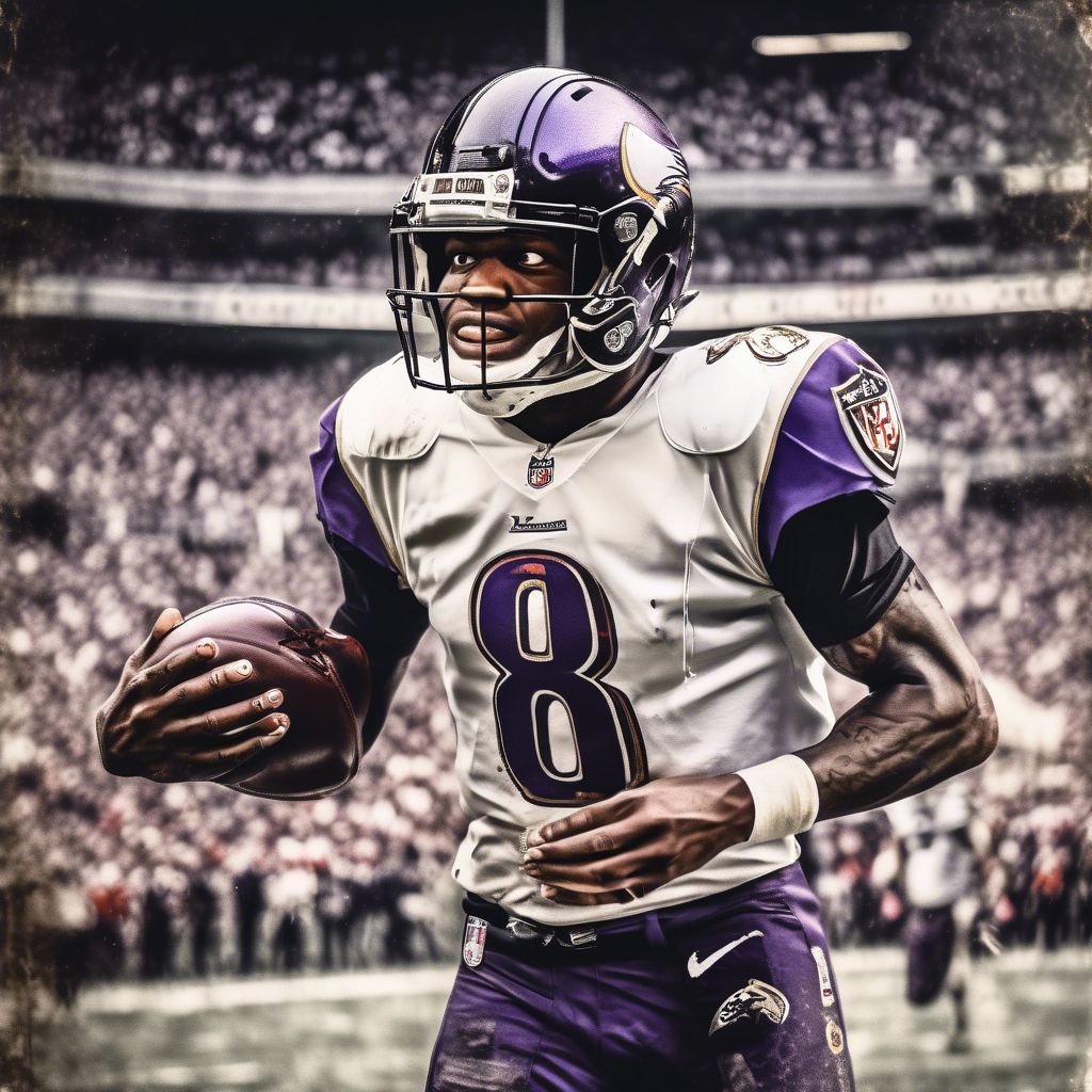 nfl player lamar jackson jersey #8 winning the superbowl championship