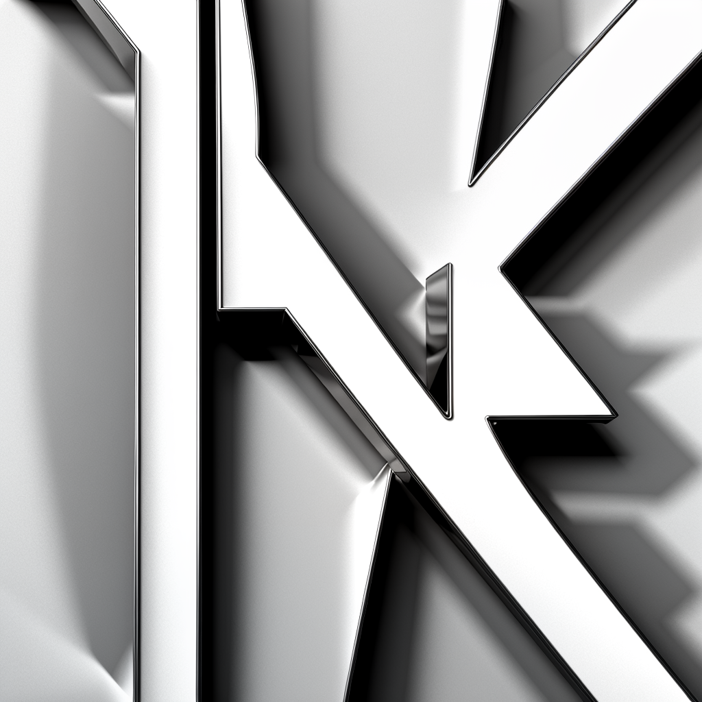 an abstract image of the letter "V", extreme detail, elegant, shiny brilliant, white background