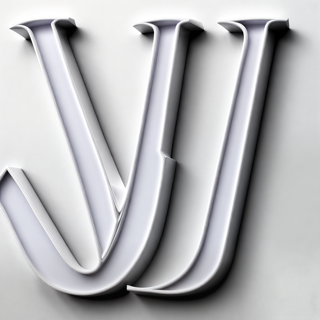 the letter V, extreme detail, elegant, shiny brilliant, white background