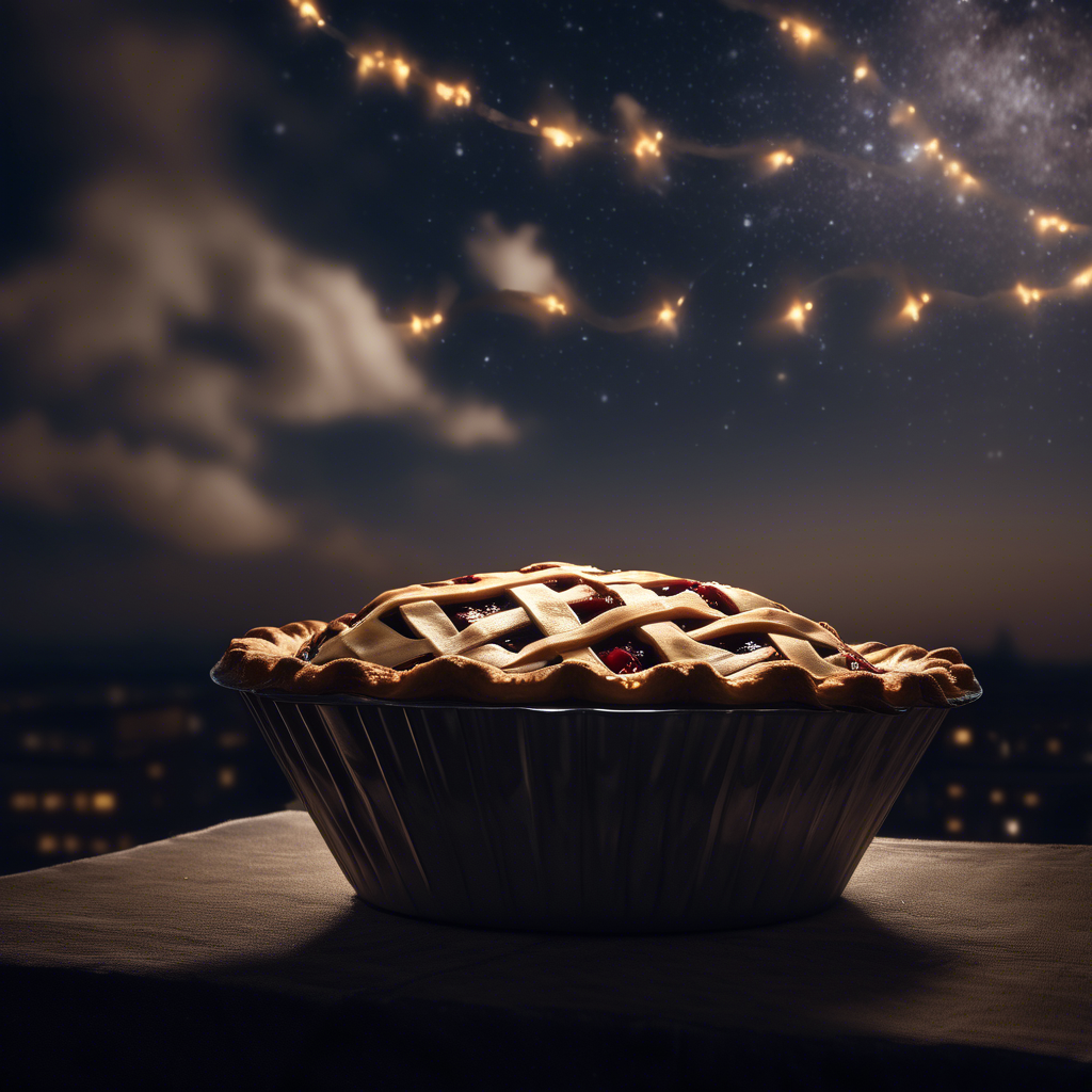 a pie in the sky, Sony Alpha α7, ISO1900, volumetric lighting,