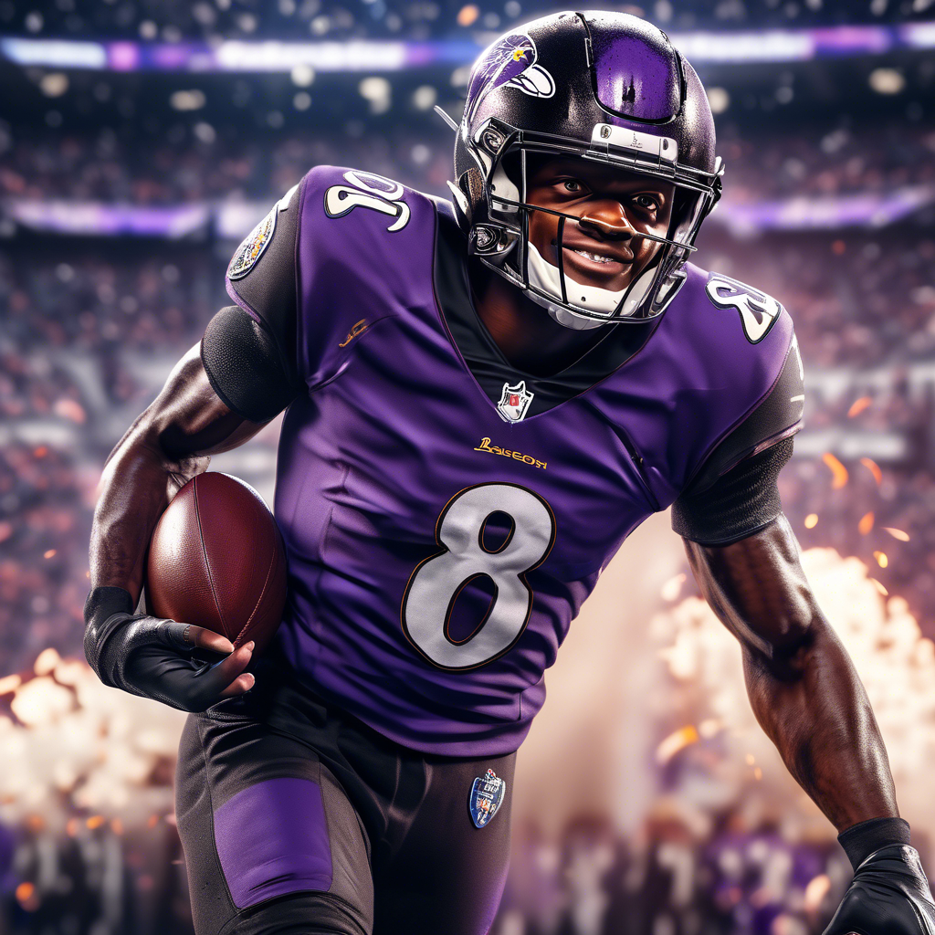 nfl player lamar jackson winning the superbowl championship