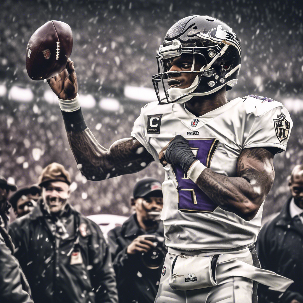 nfl player lamar jackson winning the superbowl championship